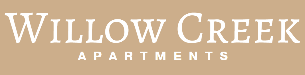 the logo apartments with the words window creek apartments